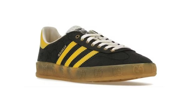 Adidas X Gucci Gazelle Black Monogram – Image 2