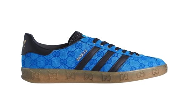 Adidas X Gucci Gazelle Blue Black