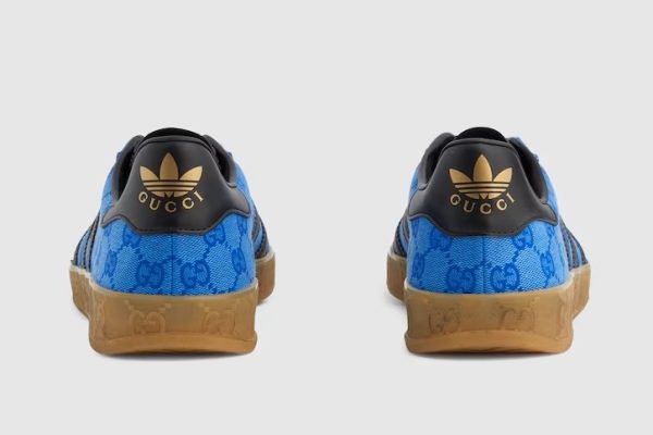 Adidas X Gucci Gazelle Blue Black - immagine 4