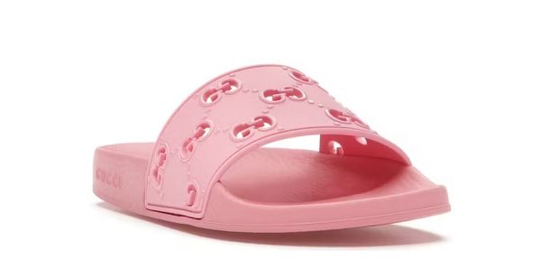 Gucci Slide Pink Rubber – Image 2