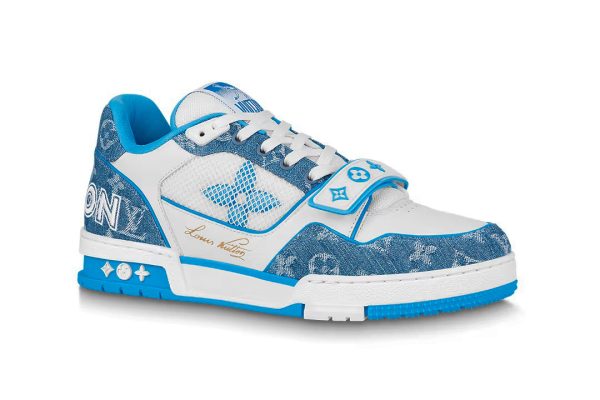 Louis Vuitton Sneaker Signature Blue Jeans