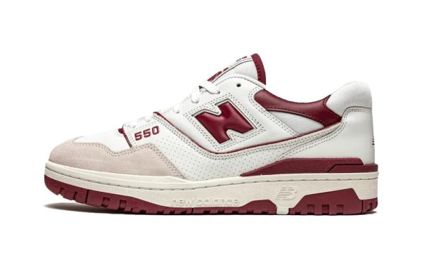 New Balance 550 Sea Salt Burgundy