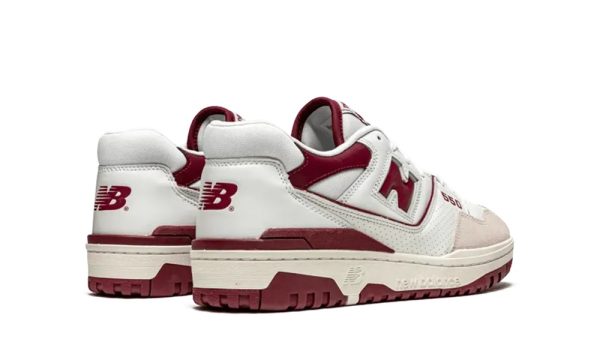 New Balance 550 Sea Salt Burgundy - Image 3