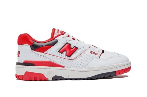 New Balance 550 White Red - Image 3