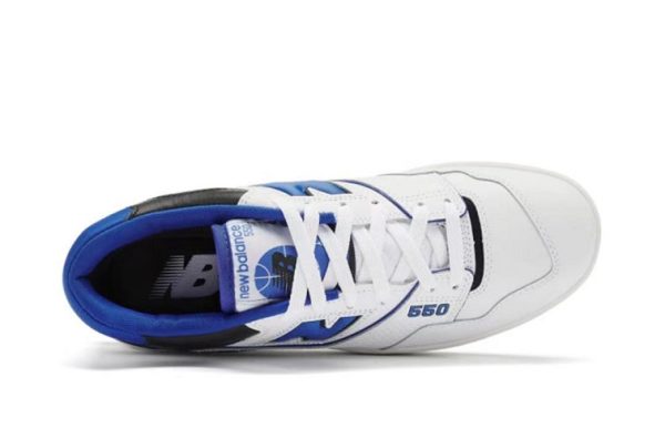 New Balance 550 White Team Royal - Image 3