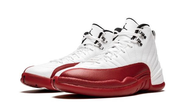 Nike Air Jordan 12 Retro White Red – Image 2
