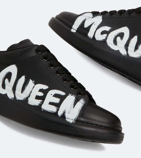 Alexander McQueen Oversized Sneaker Letters Black - Image 4