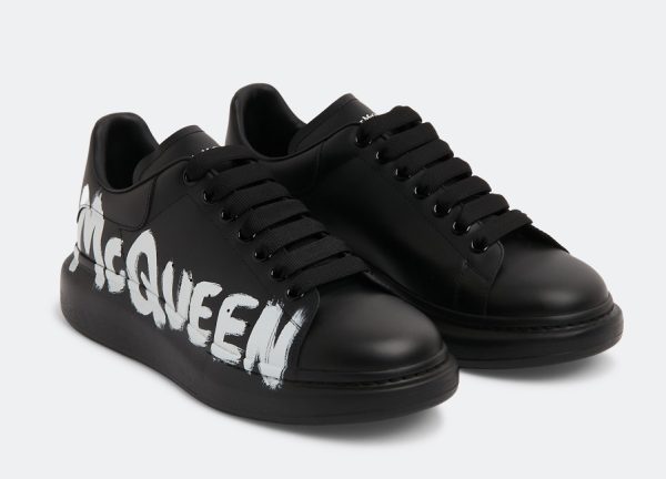 Alexander McQueen Oversized Sneaker Letters Black - Image 2