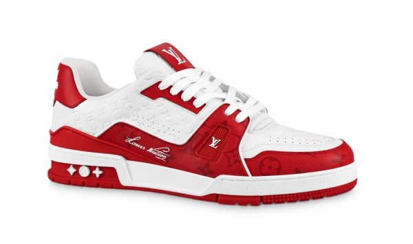 Louis Vuitton Sneaker Signature Red White