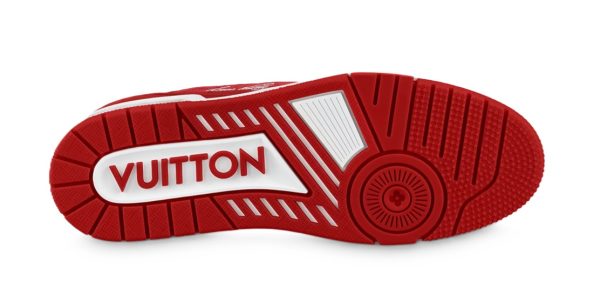 Louis Vuitton Sneaker Signature Red White – Image 5