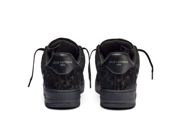 Louis Vuitton x Nike Air Force 1’07 LV8 Low Black - immagine 4