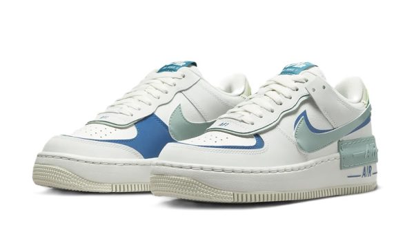 Nike Air Force Shadow White Industrial Blue - Imagen 2
