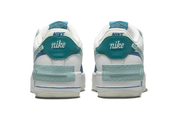 Nike Air Force Shadow White Industrial Blue - Imagen 4