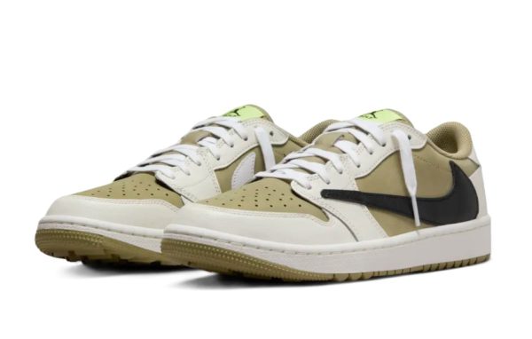 Nike Air Jordan 1 Low Golf x Travis Scott Neutral Olive - Imagen 2