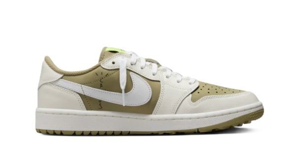 Nike Air Jordan 1 Low Golf x Travis Scott Neutral Olive - Imagen 3