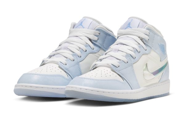 Nike Air Jordan 1 Mid SE Glitter Swoosh - Imagen 2