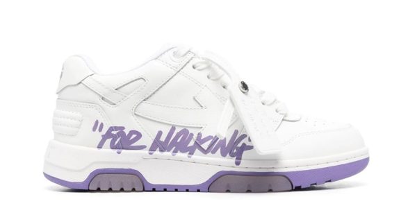 Off-White OOO Low-Top “For Walking” White Blue