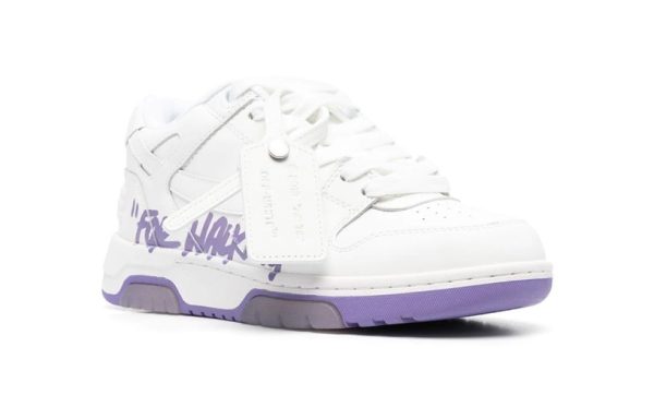 Off-White OOO Low-Top “For Walking” White Blue - Imagen 2
