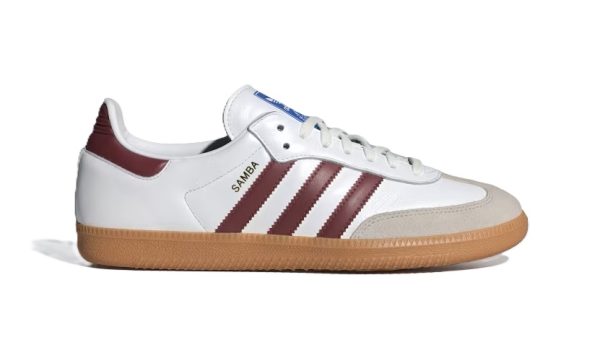Adidas Samba White Burgundy