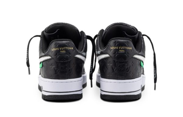 Louis Vuitton x Nike Air Force 1’07 LV8 Low Black White – Image 5