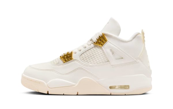 Nike Air Jordan 4 Sail metallic Gold