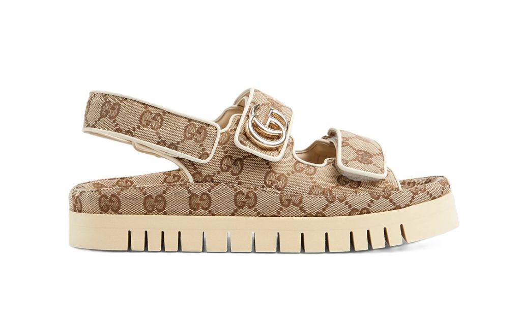 Gucci Sandal Dooble GG Beige