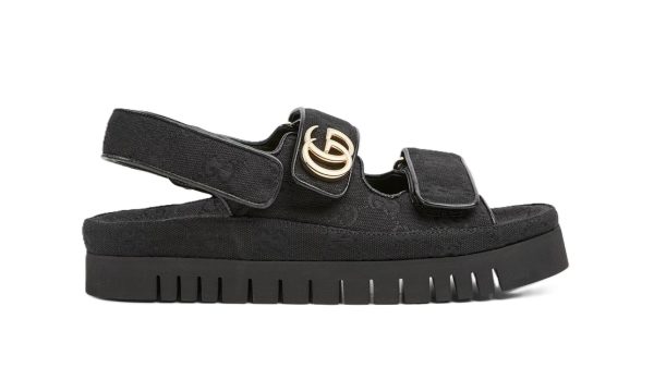 Gucci Sandal Dooble GG Black
