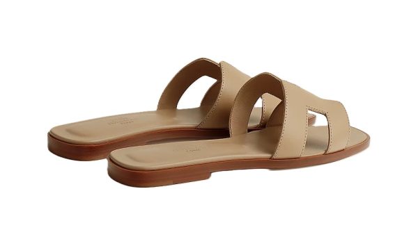 Hermes Sandal Oran Beige Lin - Imagen 3