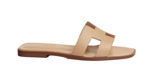 Hermes Sandal Oran Beige Natura – Image 2
