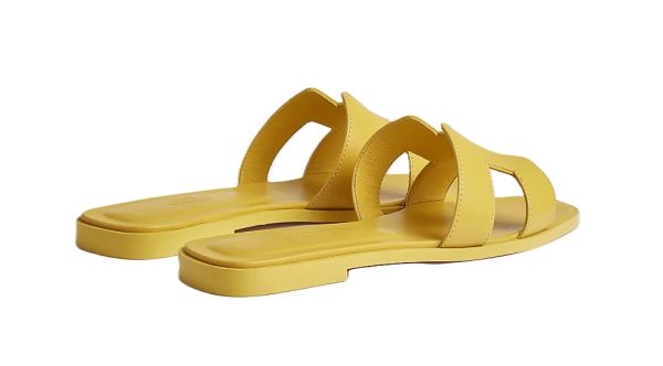 Hermes Sandal Oran Jaune Imperial – Image 3