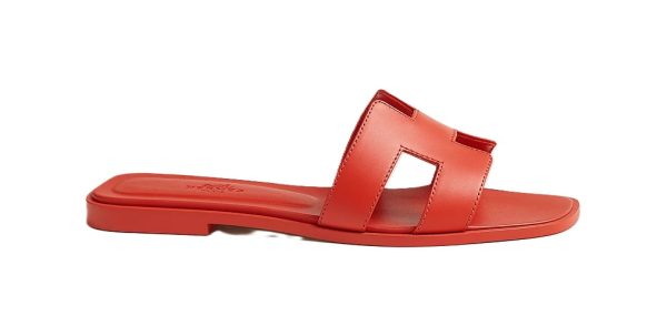 Hermes Sandal Oran Orange Capucine – Image 2