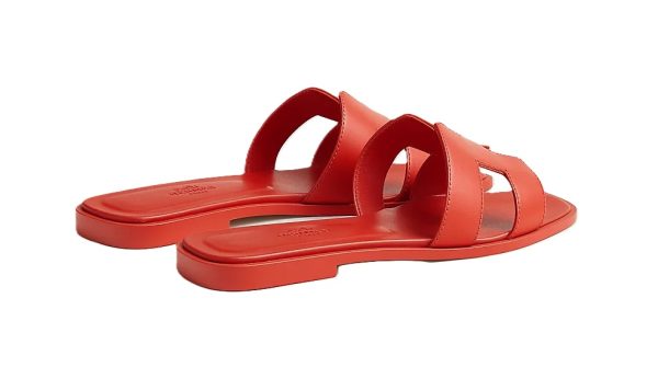 Hermes Sandal Oran Orange Capucine – Image 3