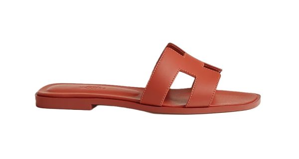 Hermes Sandal Oran Rouge De Turin – Image 2