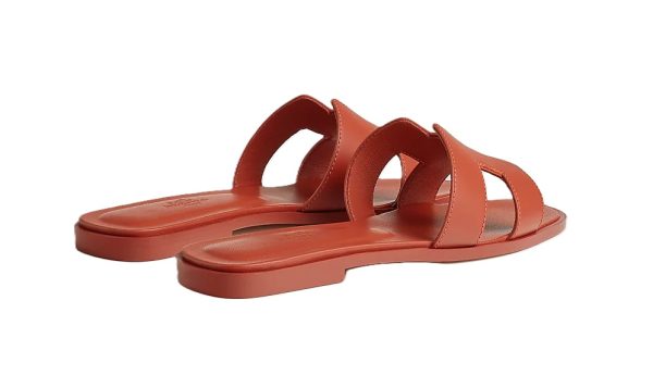 Hermes Sandal Oran Rouge De Turin – Image 3