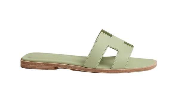Hermes Sandal Oran Vert De Mer – Image 2
