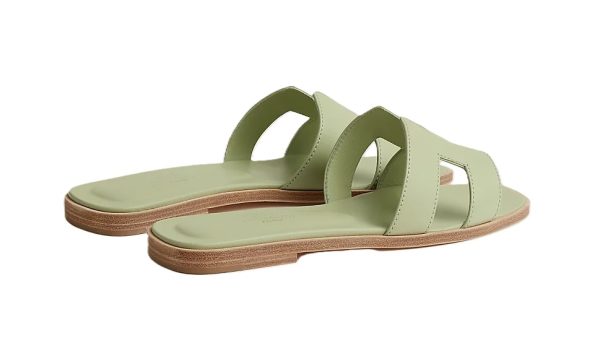Hermes Sandal Oran Vert De Mer – Image 3