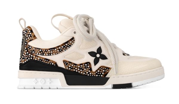 Louis Vuitton Skate Sneaker Cream White Tacks