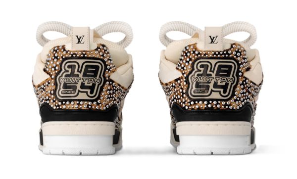 Louis Vuitton Skate Sneaker Cream White Tacks - Image 3