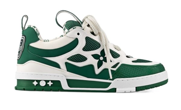 Louis Vuitton Skate Sneaker Green White
