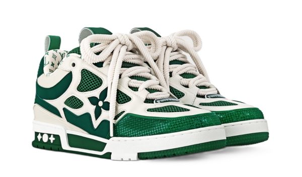 Louis Vuitton Skate Sneaker Green White - Image 2
