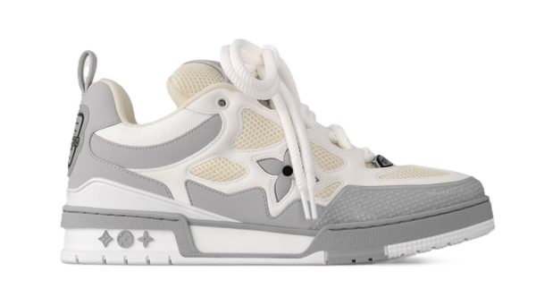 Louis Vuitton Skate Sneaker Grey White