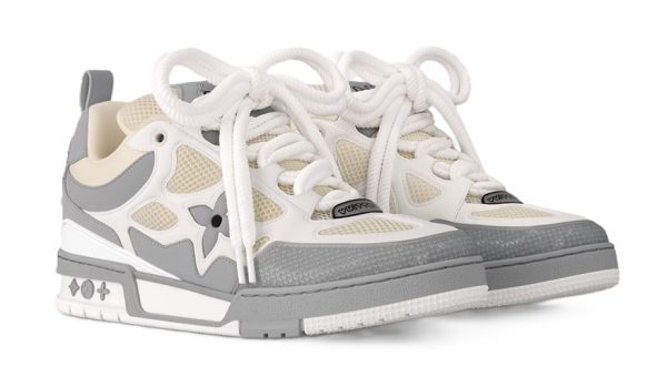 Louis Vuitton Skate Sneaker Grey White - Image 2