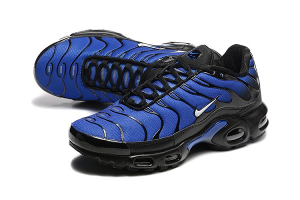 Nike Air Max Plus TN Premium Black Racer Blue – Image 2
