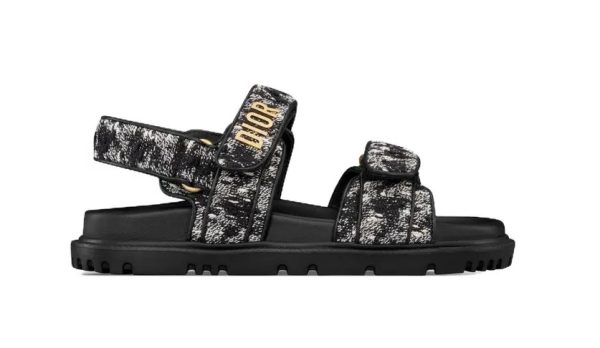 Dior Dioract Sandal Black Grey - Image 2