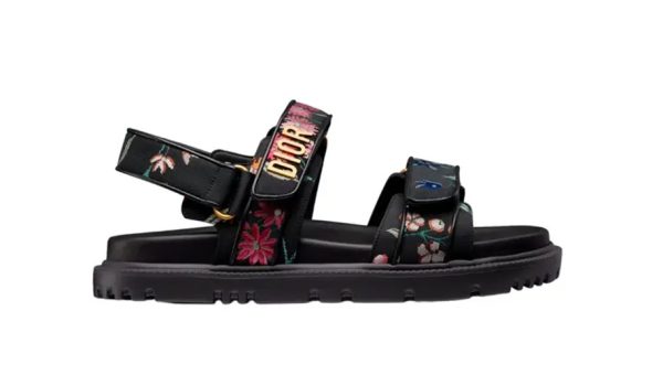 Dior Dioract Sandal Black Multicolor - Imagen 2