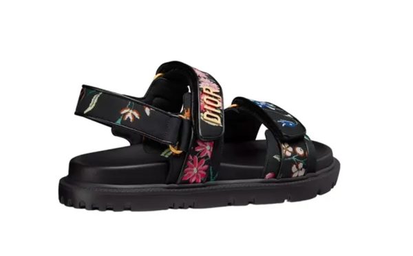 Dior Dioract Sandal Black Multicolor - Imagen 3