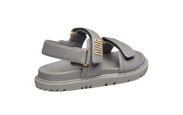 Dior Dioract Sandal Grey Metal - Image 3