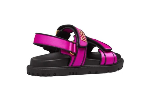 Dior Dioract Sandal Pink Satin - Imagen 3