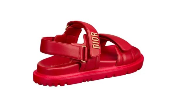 Dior Dioract Sandal Red - Image 3