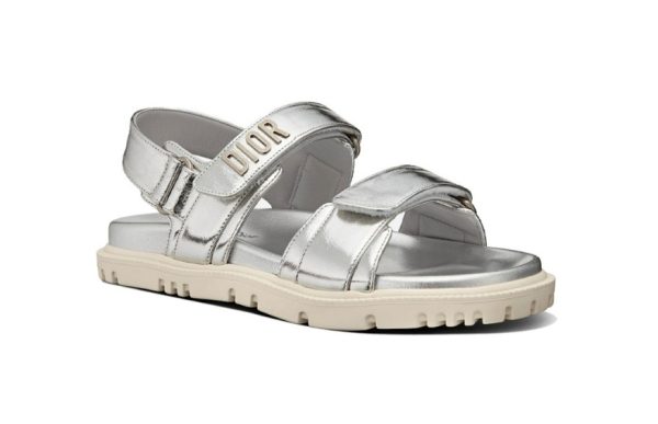 Dior Dioract Sandal  Silver Fashion